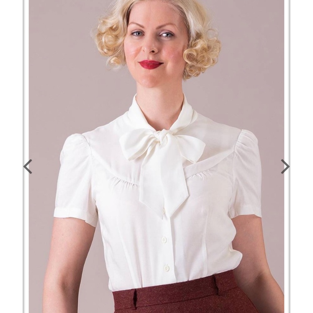 Emmy Design Sweden blouse cream EU 48 US 16